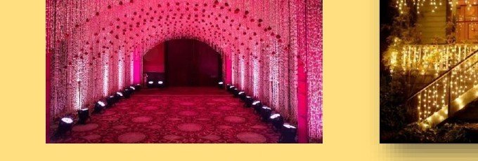 LED Parcan Entry Tunnel - Udaipur Hotel, Villa & Resort
